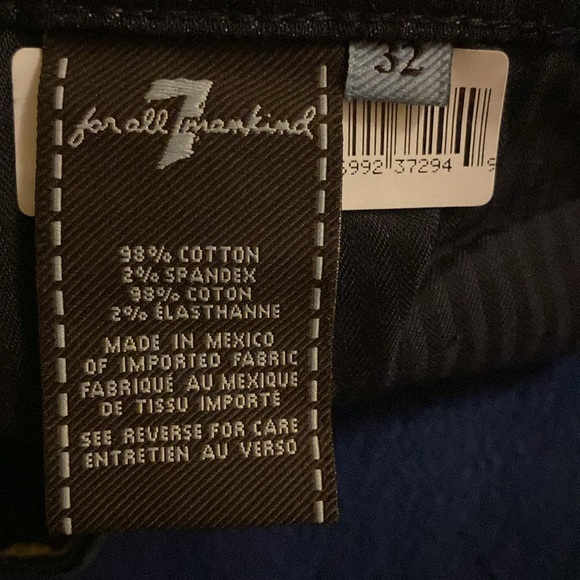 NWT 7 For All Mankind Kimmie Signature Straight With Contour Waist, 32, flawless - Picture 2 of 6